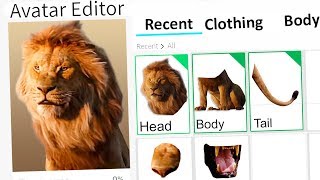 MAKING THE LION KING A ROBLOX ACCOUNT!!