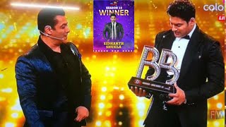 Bigg Boss 13 - Winner Announced - Bigg boss Breaking Siddharth Shukla Winner ?