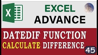 Excel DATEDIF Function, Calculate Difference Between Two Dates In Excel, Tips and Tricks 2019