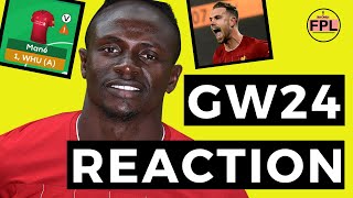 GW24: TRIPLE CAPTAIN SHOCKER! I Fantasy Premier League I FPL Tips I Mane OUT