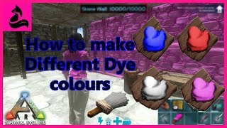 How to Make Dye/Paint in Ark Mobile| For Free ( IOS-ANDROID)