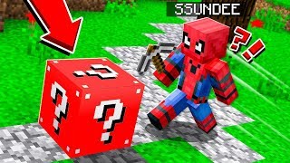 SPIDER MAN LUCKY BLOCK CHALLENGE | *LEGENDARY* SUPERHERO in Minecraft!!!!