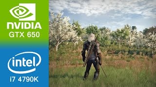 The Witcher 3 Gameplay i7 4790K + GTX 650 (Ultra Settings)