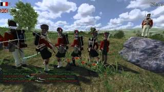 Mount and Blade Napoleonic Wars 42nd Black Watch Line Battle 1
