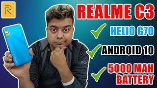 Realme C3: Helio G70 | Andriod 10 | 5000 mAh battery | Dual Camera
