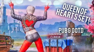 PUBG OOTD - Queen of Hearts Set