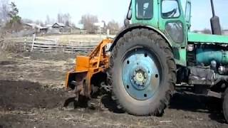 Почвофреза самодельная цеповая на т 40