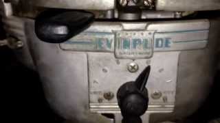 Fantastic running old 1948 evinrude sportwin 3.3 HP outboard