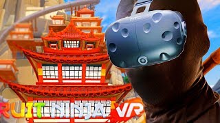 НИНДЗЯ ФРЕШ - РЕЖУ С ПОМОЩЬЮ ДВУХ САМЫХ ОСТРЫХ В МИРЕ КАТАН ФРУКТЫ (FRUIT NINJA VR)