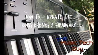 Korg Kronos - How to update the Korg Kronos 2 Firmware