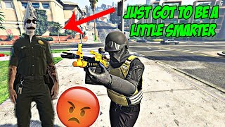 GTA 5 Online gameplay bad sport hat was not going to help him