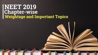 NEET 2019 Chapter Wise Weightage - Important Topics for Physics, Chemistry, Biology