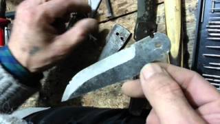 выкидной нож с секретом2.мастерская Салахая.