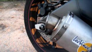 Yamaha R6 with LeoVince SBK 2