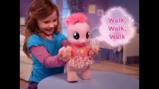 Малютка Пинки Пай Учится ходить, интерактивная пони, My Little Pony