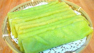菠菜不用炒，教你做春餅，簡單易上手，柔軟筋道，比手抓餅都好吃【娟子美食】