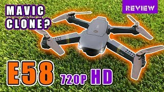 Eachine E58 WIFI FPV Review [Deutsch ?? ?? German] – «Bester» DJI Mavic Pro-Klon?