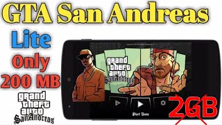(200 MB) GTA San Andreas Lite Only 200mb. GTA San Andreas For Android 2018
