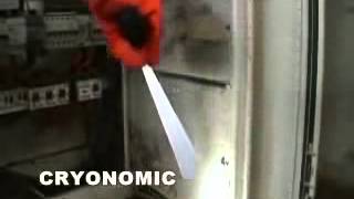 Очистка электрооборудования сухим льдом под давлением