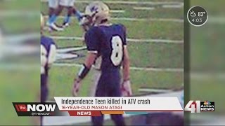 16-year-old Independence boy dead after ATV crash over the weekend