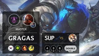 Gragas Support vs Lux - KR Master Patch 9.13