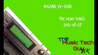 Roland JV-2080 - The Demo Songs - 2017-08-28
