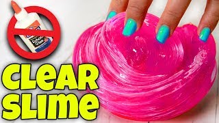 1 INGREDIENT / INSTANT CLEAR SLIME RECIPE TESTING! 5 CLEAR SLIMES!