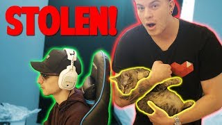 SNEAKING INTO THE CREW HOUSE & STEALING DUDE THE CAT!!