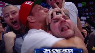 Gronk Puts Friend in the Sleeper Hold on WWE Smackdown