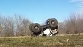 Sportsman 570 CRASH, wheelies and initial review