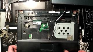 Обслуживание ноутбука HP 550 (Часть 1: разборка)