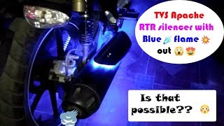 Parking lights and Indicator lights changed | DIY | TVS APACHE RTR 180 ABS | Blue light mods