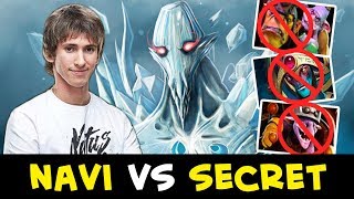 NaVi first REAL TEST vs Secret — Dendi mid AA vs 10 slot Alchemist