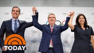Los Angeles Mayor Eric Garcetti Says 2028 Olympics Are ‘A Huge Win’ For The US | TODAY