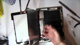 iPad 2 wifi Screen Digitizer fix Disassemble Repair