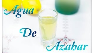 Cómo hacer Agua de azahar.  RECETA FÁCIL  REPOSTERÍA. ?
