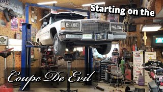 Gutting a 1983 Cadillac Coupe De Ville for 6.0 LS POWA!!! #215killa