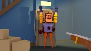 Minecraft | Hello Neighbor - KILLING HIM WITH A SECRET GUN! (Hello Neighbor in Minecraft)
