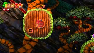 Donkey Kong Country: Tropical Freeze - 100% Walkthrough - 5-A Beehive Brawl (Puzzle Pieces and KONG)