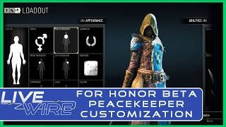 ALL For Honor Peacekeeper Customization Options - For Honor Beta Peacekeeper Customization