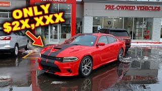 WE BOUGHT THE CHEAPEST CHARGER SCAT PACK IN AMERICA!