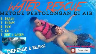 WATER RESCUE, METODE PENYELAMATAN DI AIR, BASARNAS POS PENCARIAN DAN PERTOLONGAN PASAMAN
