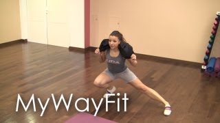 MyWayFit - Фитнес клуб дома  (Упражнения: пресс, ягодицы)