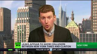 Wikileaks appear to show collusion between New York Times & Clinton