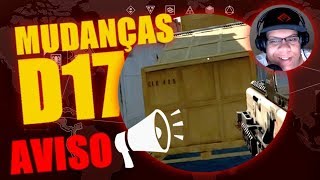 WARFACE - MUDANÇA NA D17 E AVISOS