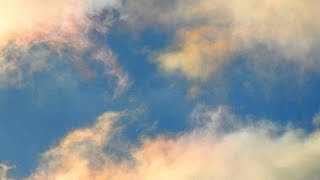 Футаж Красивые Облака. Облака в Небе. Утреннее Небо. Футажи для видеомонтажа