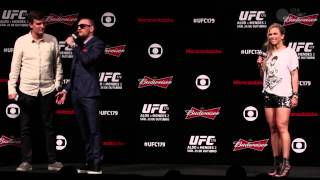 Conor McGregor's crazy UFC Q&A in Brazil Highlights