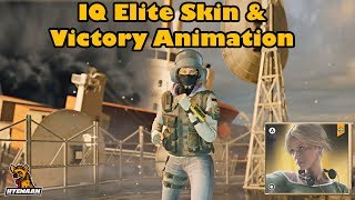 IQ Elite Skin & Victory Animation - Rainbow Six Siege Operation Chimera