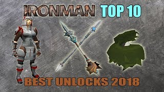 Top 10 Best Ironman Unlocks 2018 [Runescape 3]