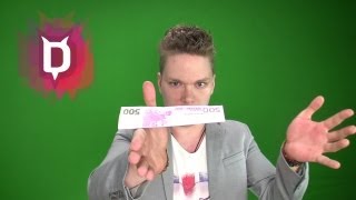 Geldschein schweben lassen - Zaubertricks mit Auflösung Erklärung zum Nachmachen lernen
